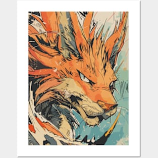 Red XIII FF7 Final Fantasy VII Rebirth Posters and Art